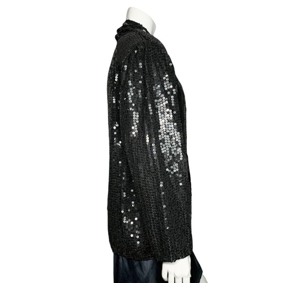 ** SOLD ** VINTAGE AT ONCE Sequin Blazer - Picture 2 of 6